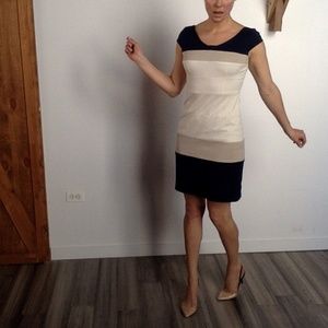 Tri-color Cocktail dress